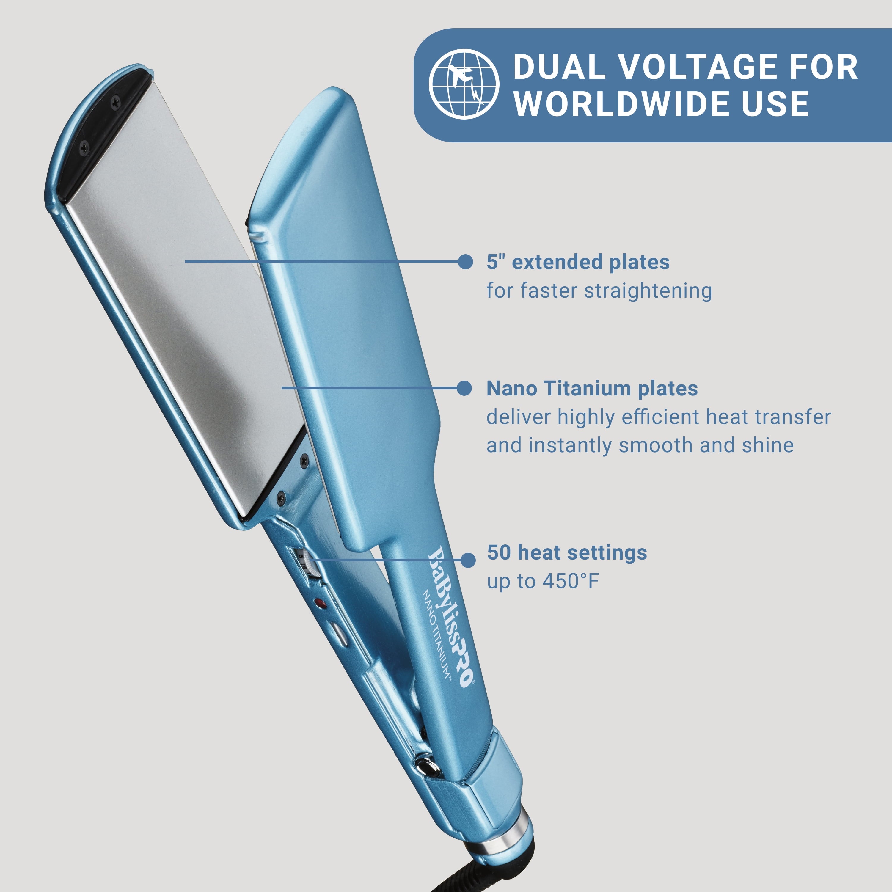 ® Nano Titanium™ 2" Ultra-Thin Straightener