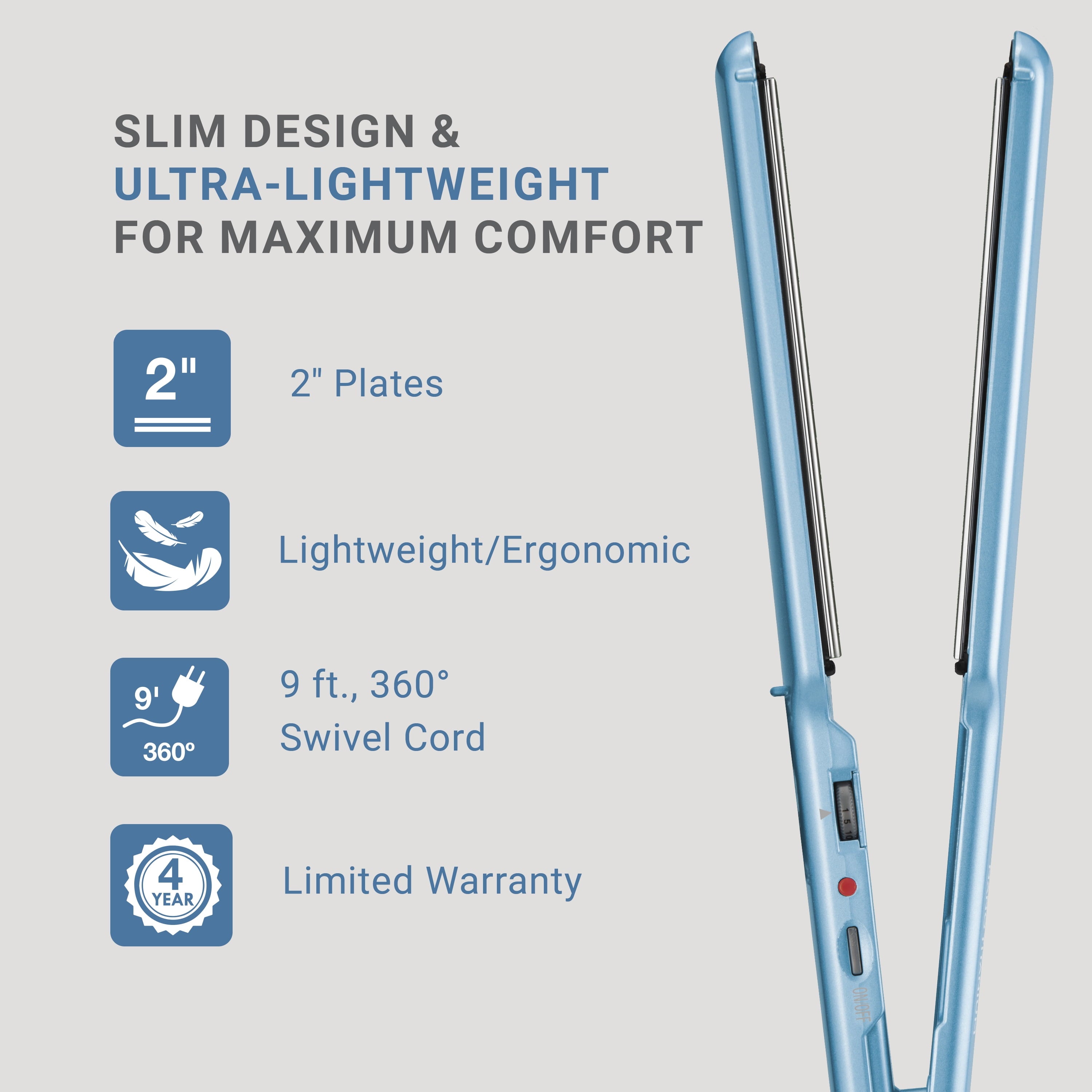 ® Nano Titanium™ 2" Ultra-Thin Straightener
